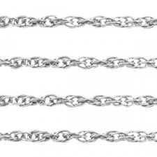 Stainless steel 6mm belcher chain Silver